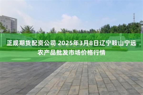 正规期货配资公司 2025年3月8日辽宁鞍山宁远农产品批发市场价格行情